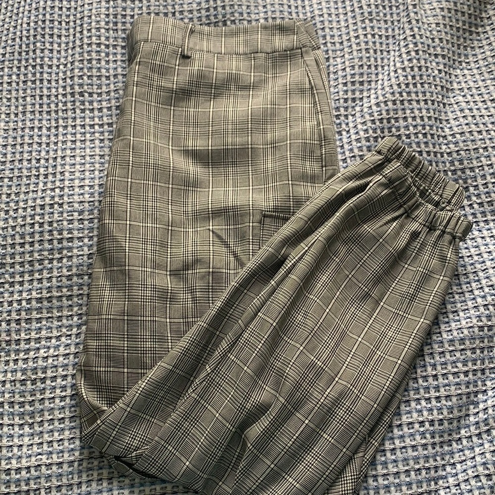 Pant long woven (black and white)